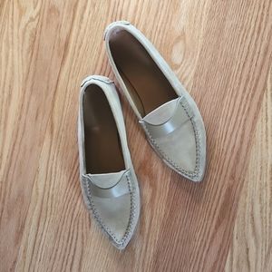 M. Gemi Odetta Crepe Sole Suede Loafer, Size 39.5 or 9 medium, New
